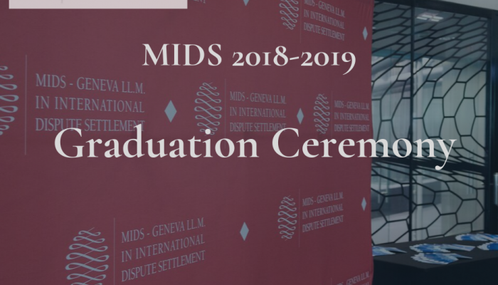 MIDS 2018-2019 Graduation Ceremony